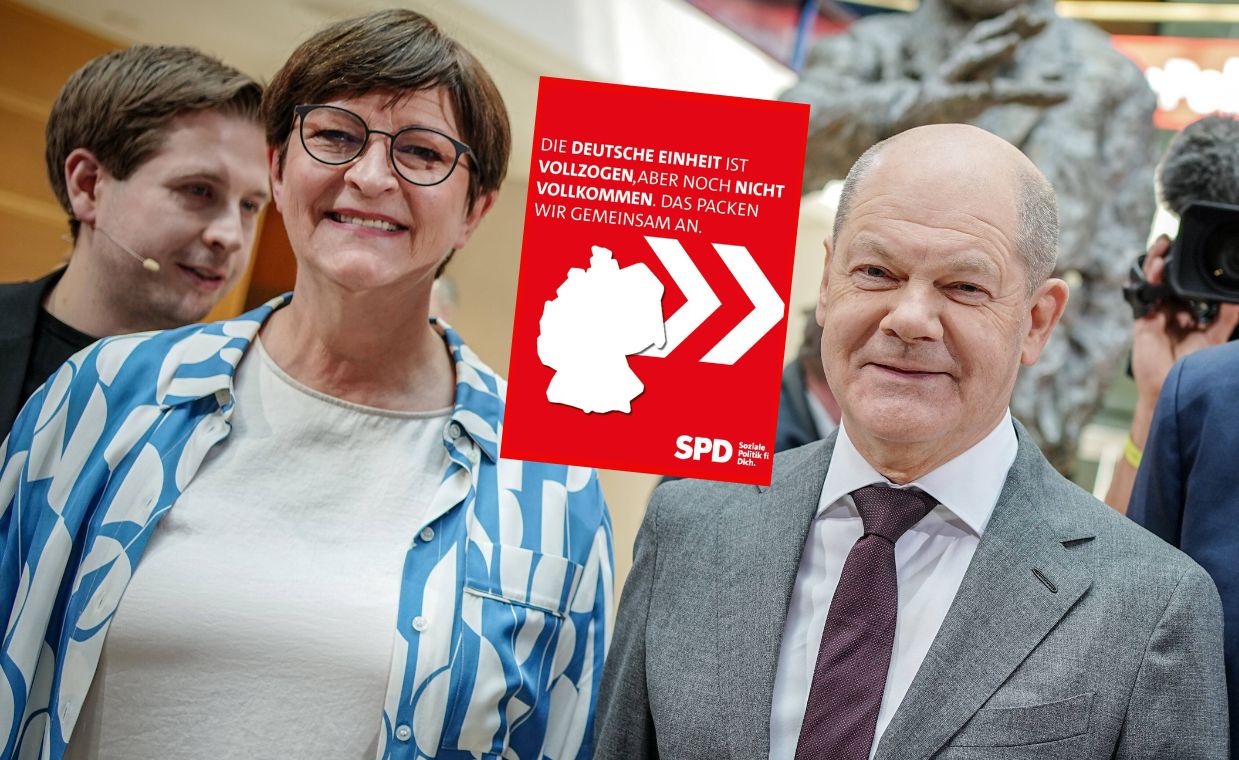 "Czy Niemcom odbiło"? Nawet za Odrą krytyka grafiki SPD