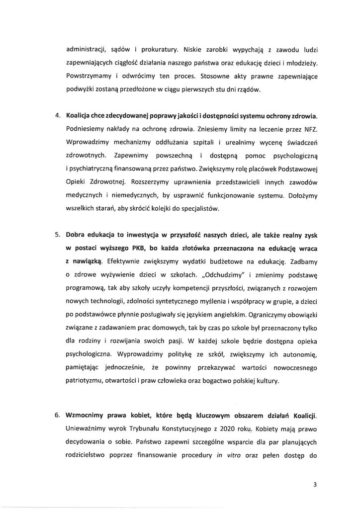 Tekst umowy koalicyjnej