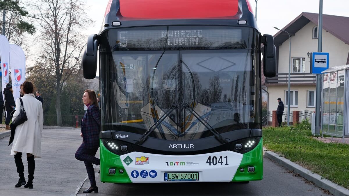 Świdnik kupił trzy autobusy wodorowe Arthur H2 Bus