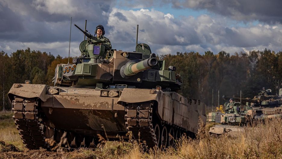 K2 Black Panther podczas ćwiczeń
