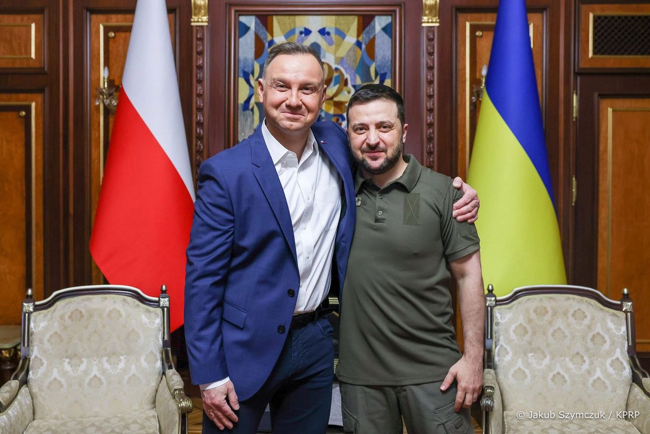 Duda w Kijowie. Ekspert: potwierdza, że to jest także nasza wojna