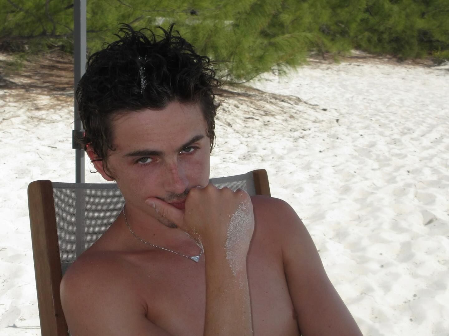 Timothée Chalamet na wakacjach