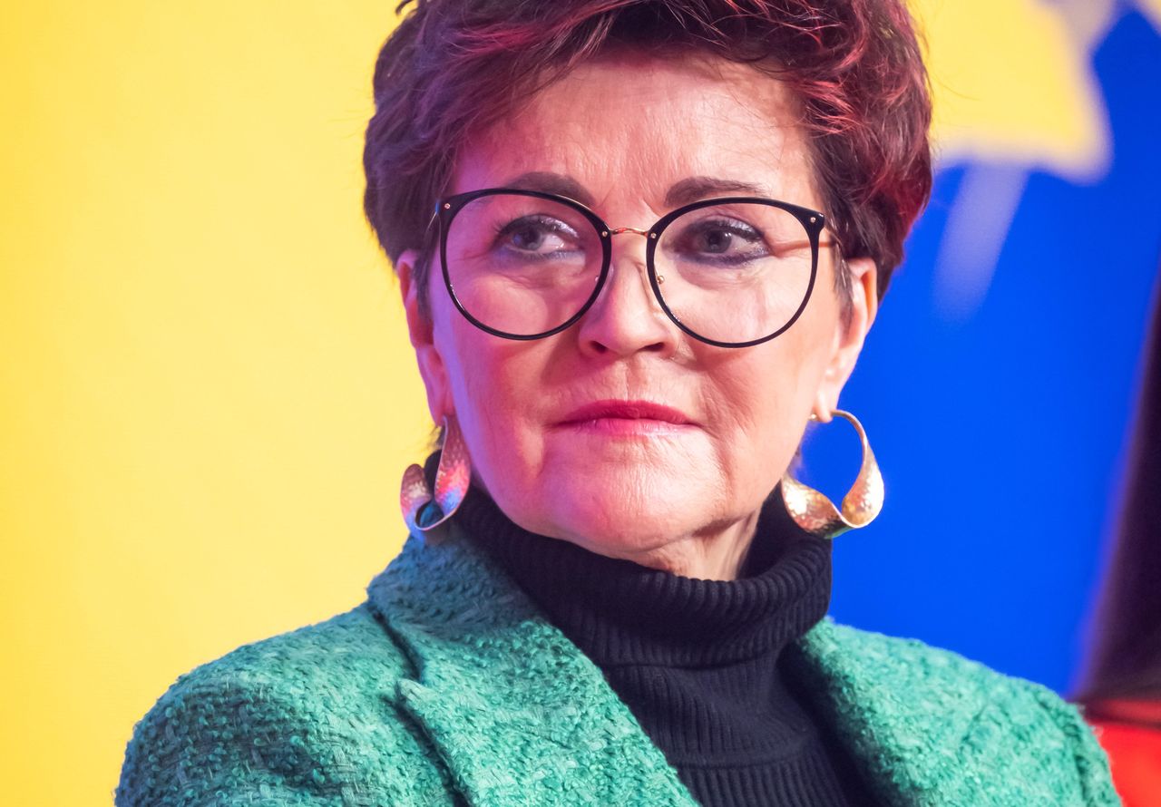 Jolanta Kwaśniewska przysłuchiwała się debacie prowadzonej przez Ołenę Zełenską
