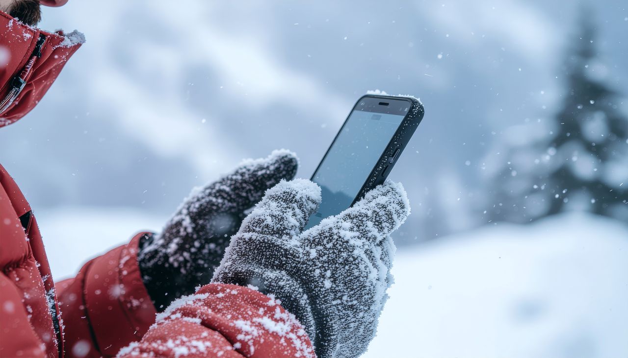 Telefon padł na mrozie? Najgorsze, co możesz zrobić od razu
