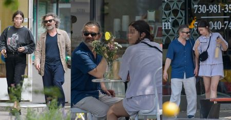 Jacek Braciak spędza miło czas z koleżanką: pogawędka przy kawie, wspólna wizyta w aptece... (ZDJĘCIA)