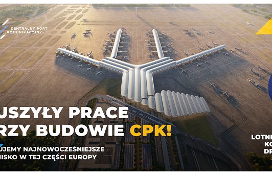 Centralny Port Komunikacyjny promuje się kampanią „CPK. Ruszaj z nami!"