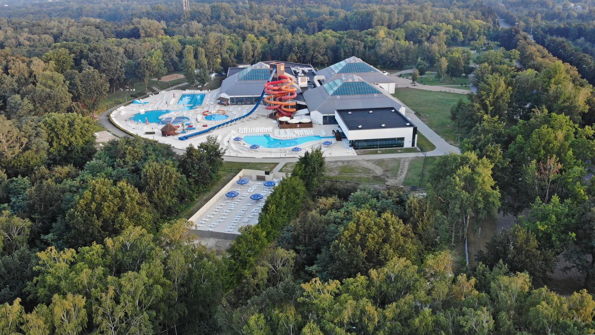 Aquapark w Łodzi cieszy się dużą popularnością turystów, a teraz pewnie także kibiców 