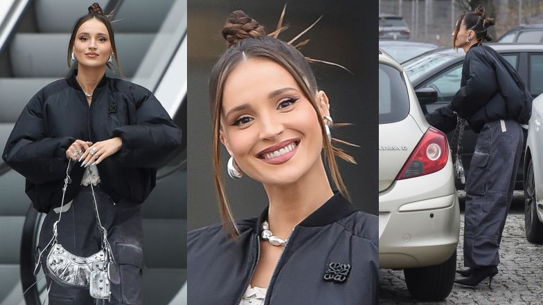 Marina Łuczenko wychodzi ze studia "Pytania na śniadanie"