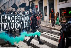 Działo się w nocy. Wrze na ulicach Lizbony