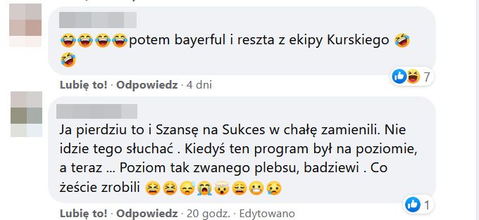 Krytyczne komentarze na temat "Szansy na sukces"