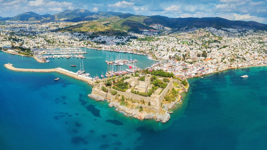 Bodrum z lotu ptaka