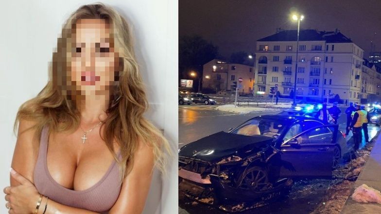 Kolega Julii z "Hotelu Paradise" prowadził mercedesa pod wpływem kokainy i uciekał przed policją! Modelka była pasażerką...