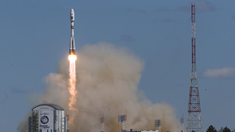 First Rocket Launched From Russian The Soyuz 21 