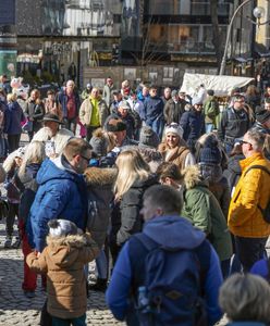 Afera z misiem nie przeszkodziła. Tłumy turystów na Krupówkach