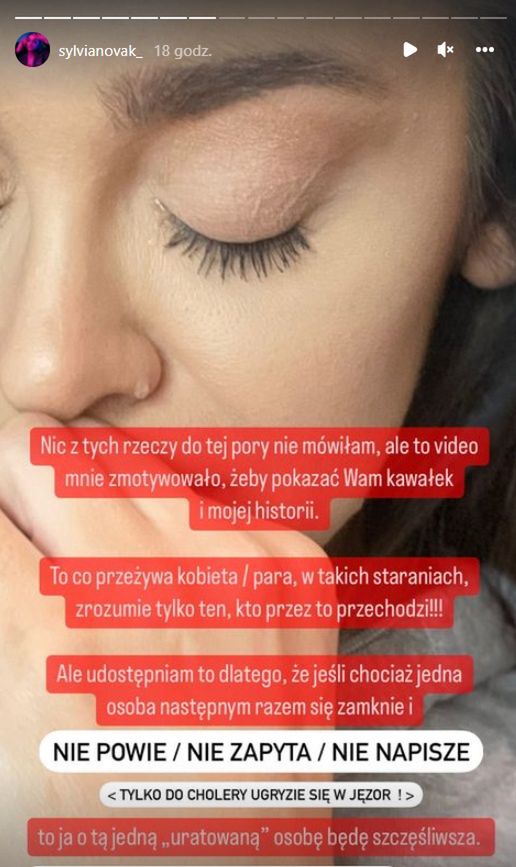 Sylwia Nowak wyznała, że od dwóch lat stara się o dziecko