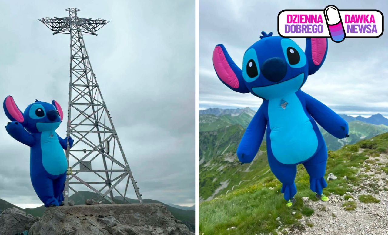 Stich na Giewoncie. To nie fotomontaż. Jest ważny powód