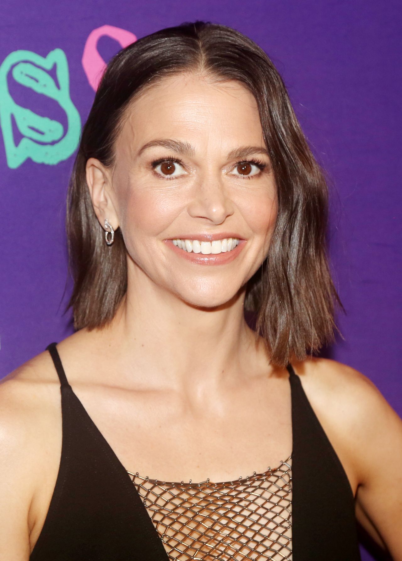 NEW YORK, NEW YORK - AUGUST 12: Sutton Foster poses at the opening night of the revival of the classic musical "Once Upon a Mattress" on Broadway at The Hudson Theatre on August 12, 2024 in New York City. (Photo by Bruce Glikas/WireImage)