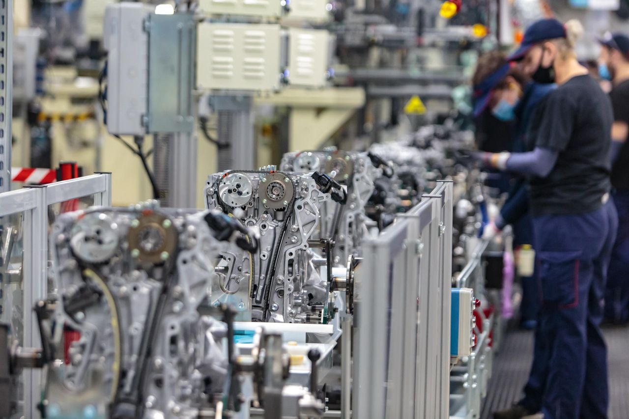 Production of Toyota hybrid engines in Wałbrzych