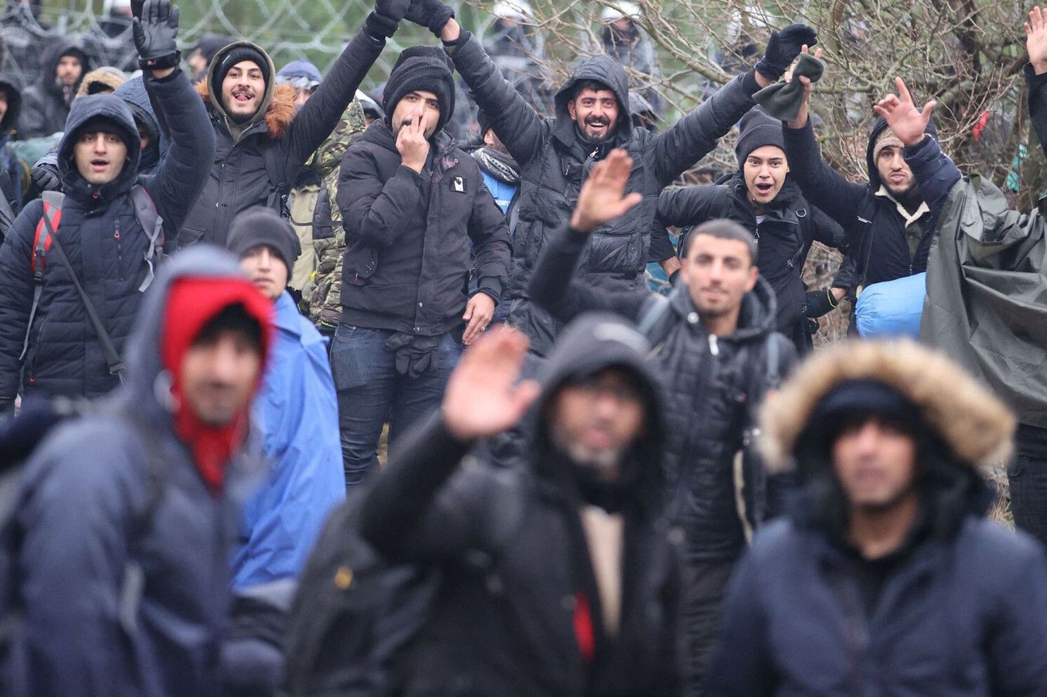 Pierwsza fala uchodźców na granicy polsko-białoruskiej. Listopad 2021 roku