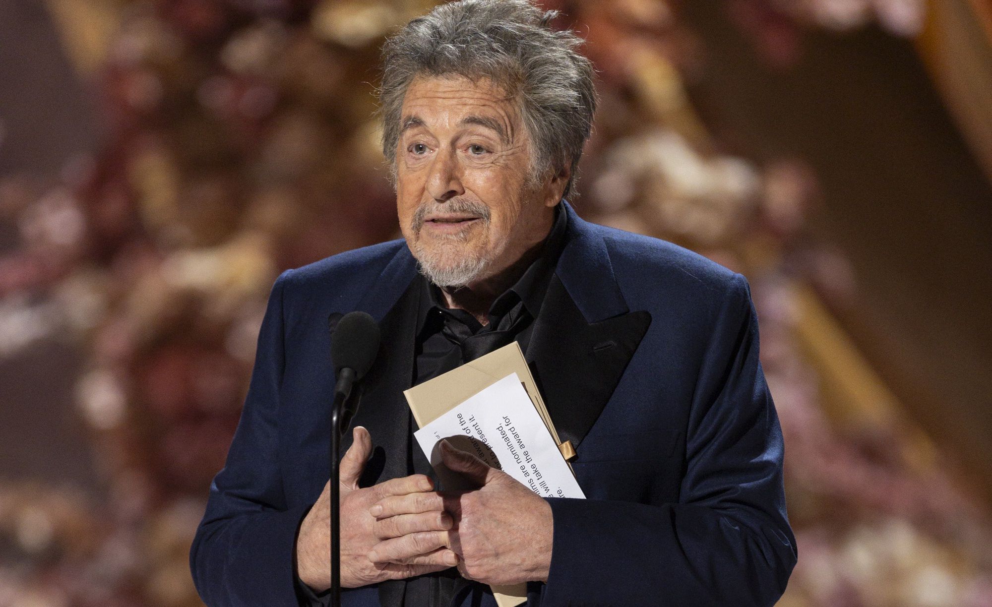AL PACINOTHE OSCARS - The 96th Oscars held on Sunday, March 10, 2024, at the Dolby® Theatre at Ovation Hollywood and televised live on ABC and in more than 200 territories worldwide. (Frank Micelotta/Disney via Getty Images)AL PACINOFrank Micelotta