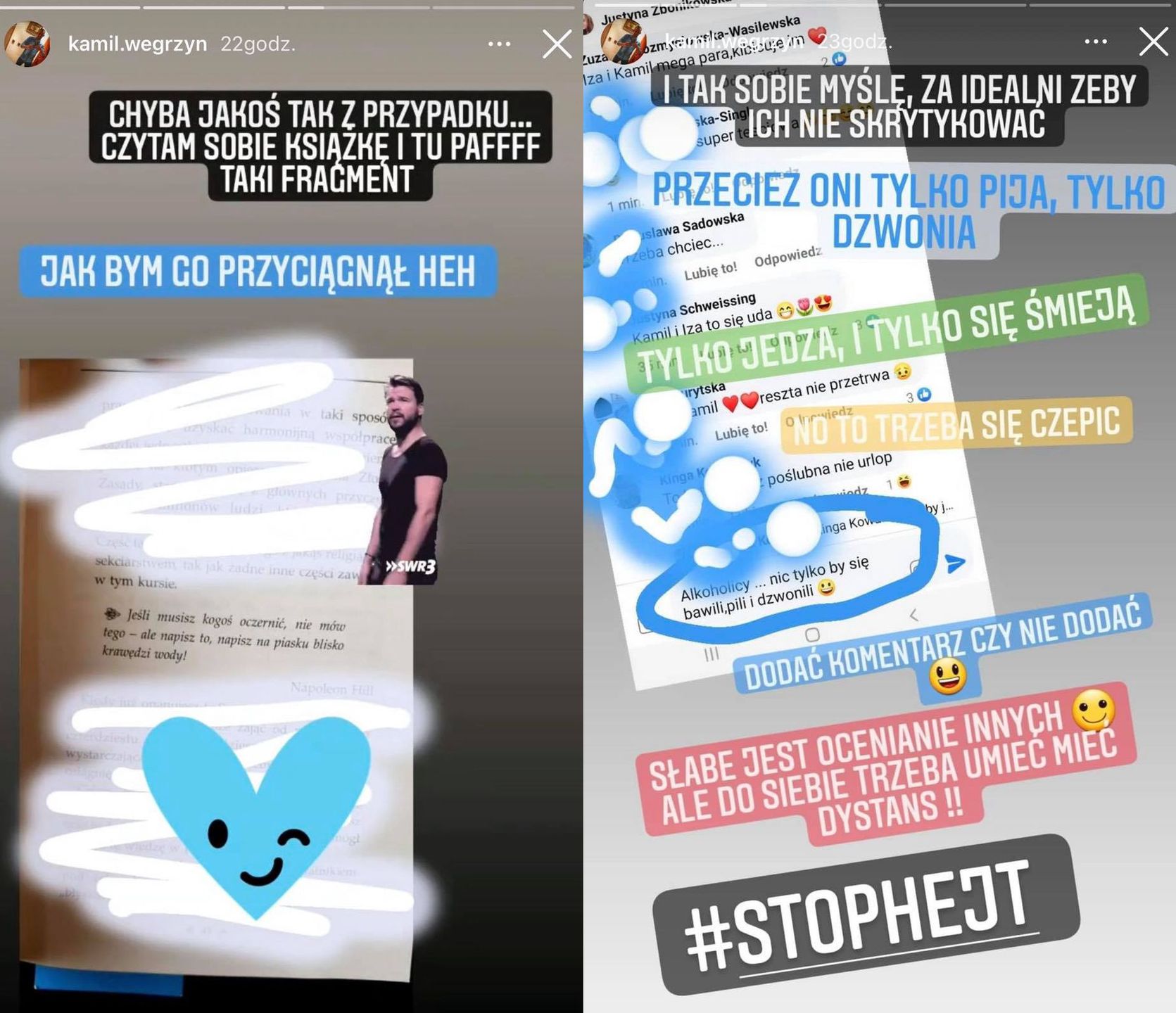 Kamil ze "Ślubu od pierwszego wejrzenia" odnosi się do opinii na swój temat