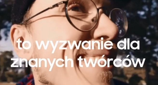 Krzysztof Gonciarz reklamuje Samsunga Galaxy S20