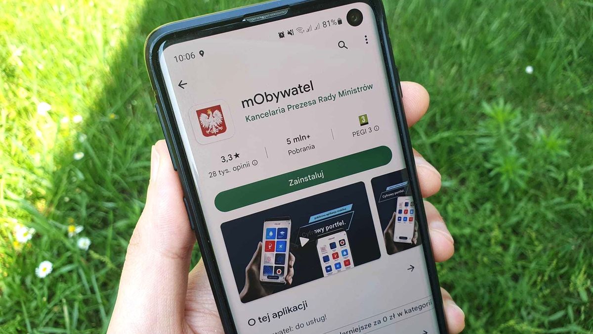 Aplikacja mObywatel