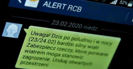 Nietypowy alert Rządowego Centrum Bezpieczeństwa. Tym razem nie chodzi o pogodę