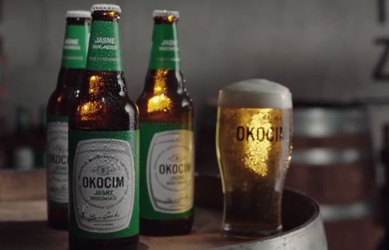 Dźwięki z browaru reklamują piwo Okocim Jasne Okocimskie (wideo)
