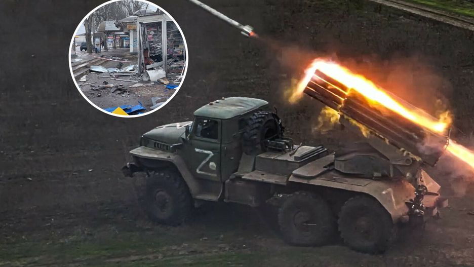 Rosyjskie wojska ostrzelały Chersoń z wyrzutni rakietowych Grad