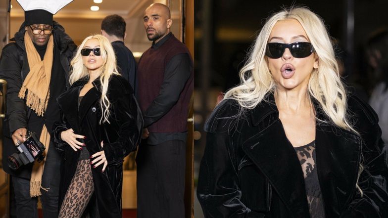 Christina Aguilera zadała szyku na ulicach Paryża