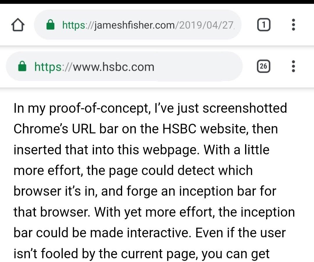 W końcu udało mi się wysunąć prawdziwy pasek adresu Chrome'a
