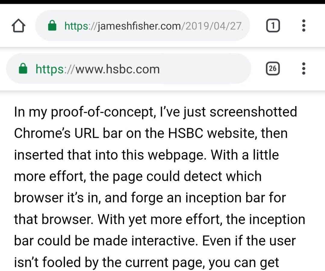 W końcu udało mi się wysunąć prawdziwy pasek adresu Chrome'a