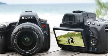 Wszystkie korpusy Sony z półprzepuszczalnym lustrem