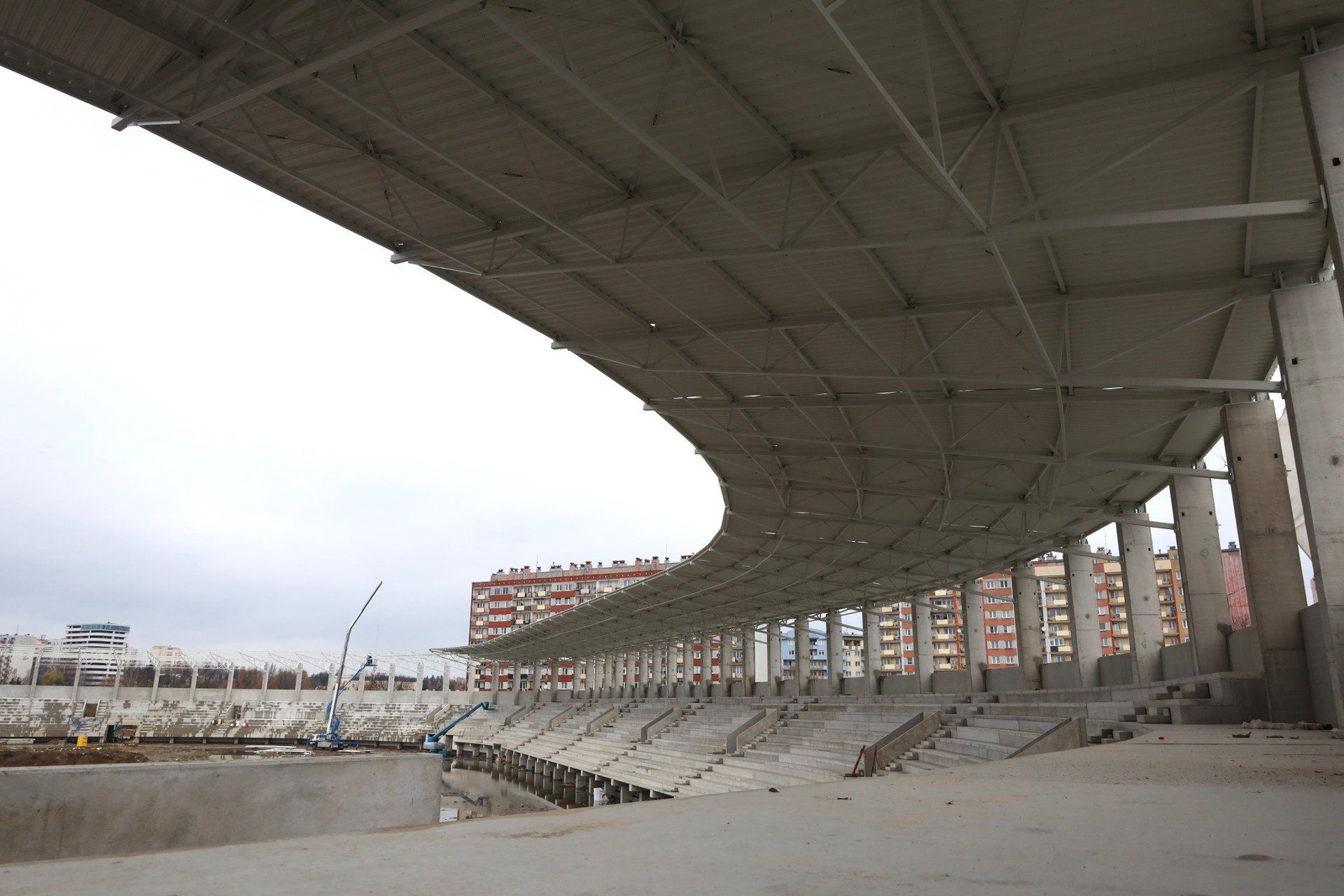 Przy ulicy Wyspiańskiego w Rzeszowie powstaje Podkarpackie Centrum Lekkiej Atletyki.