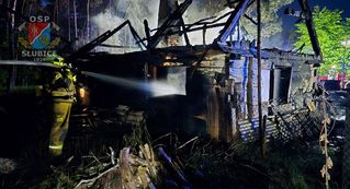 Pożar budynku mieszkalnego 