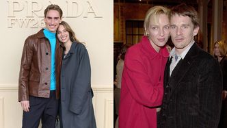 Dorosłe dzieci Umy Thurman i Ethana Hawke'a zawitały na pokaz mody. Podobne do znanych rodziców? (ZDJĘCIA)