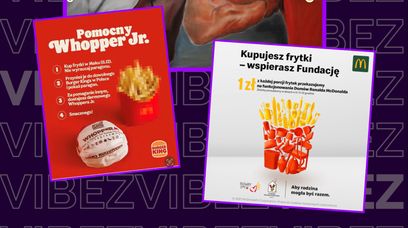 Burger King: Whooper ZA DARMO, gdy kupisz frytki z McDonald’s. Wszystko w szczytnym CELU