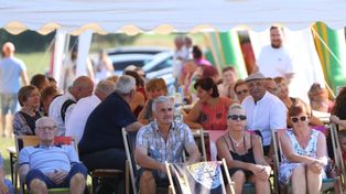 Grzmucin: Upalny festyn parafialny. Bawiły się tłumy mieszkańców