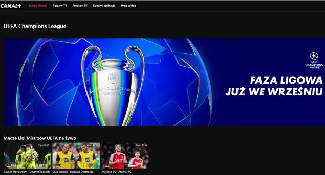 Specjalny program Canal+ o Lidze Mistrzów