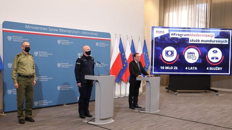 Minister Kamiński przedstawił szczegóły ustawy modernizacyjnej służb podległych MSWiA