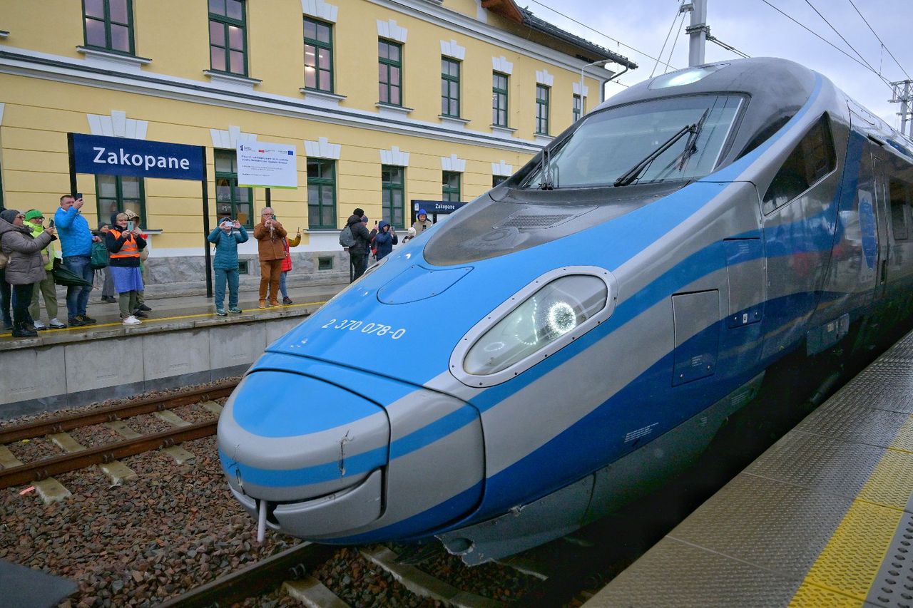 Pierwsze Pendolino przyjechało do Zakopanego