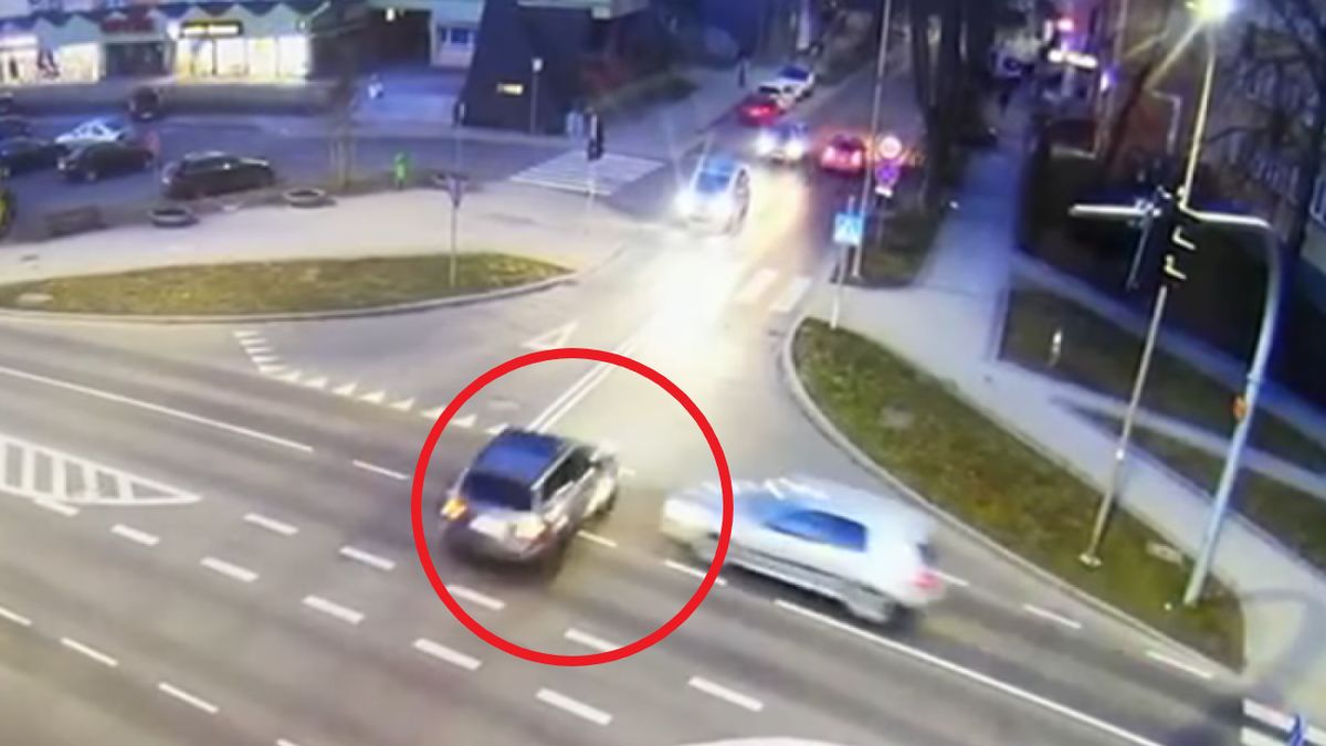 Wypadek na skrzyżowaniu w Lubinie