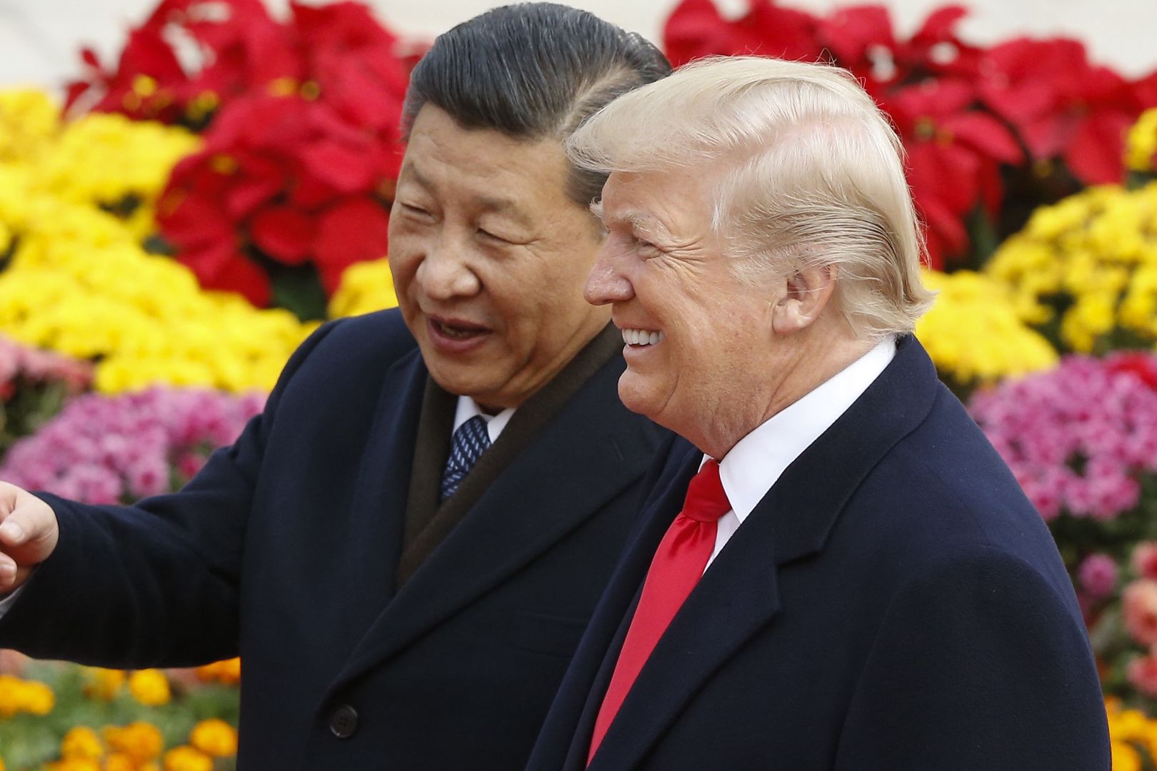 Donald Trump i Xi Jingping w 2017 roku