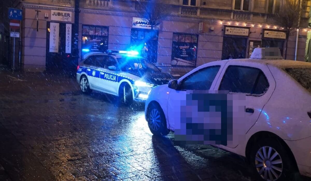 Kontrole kierowców aplikacji do przewozu osób w Lublinie