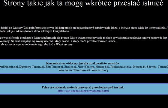 Koniec kilkunastu pirackich serwisów. Twórca skarży się na Canal+ i policję