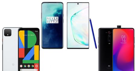 Google Pixel 4 XL vs OnePlus 7T Pro vs Galaxy Note 10+ vs Xiaomi Mi 9T Pro - porównanie specyfikacji