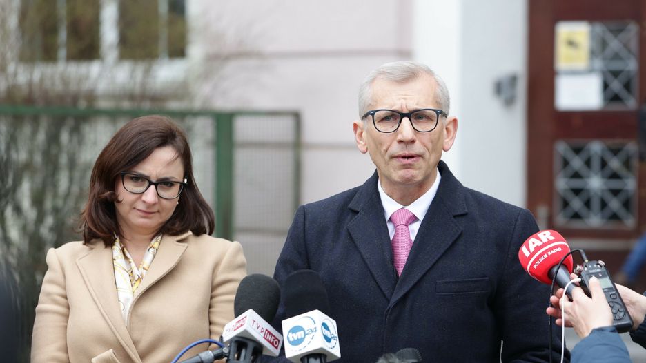 Konferencja Kamili Gasiuk-Pihowicz i Krzysztofa Kwiatkowskiego
12.03.2024 Warszawa Konferencja Kamili Gasiuk-Pihowicz i Krzysztofa Kwiatkowskiego, fot Tomasz Jastrzebowski/REPORTER
N/z: Kamila Gasiuk-Pihowicz, Krzysztof Kwiatkowski
Tomasz Jastrzebowski/REPORTER