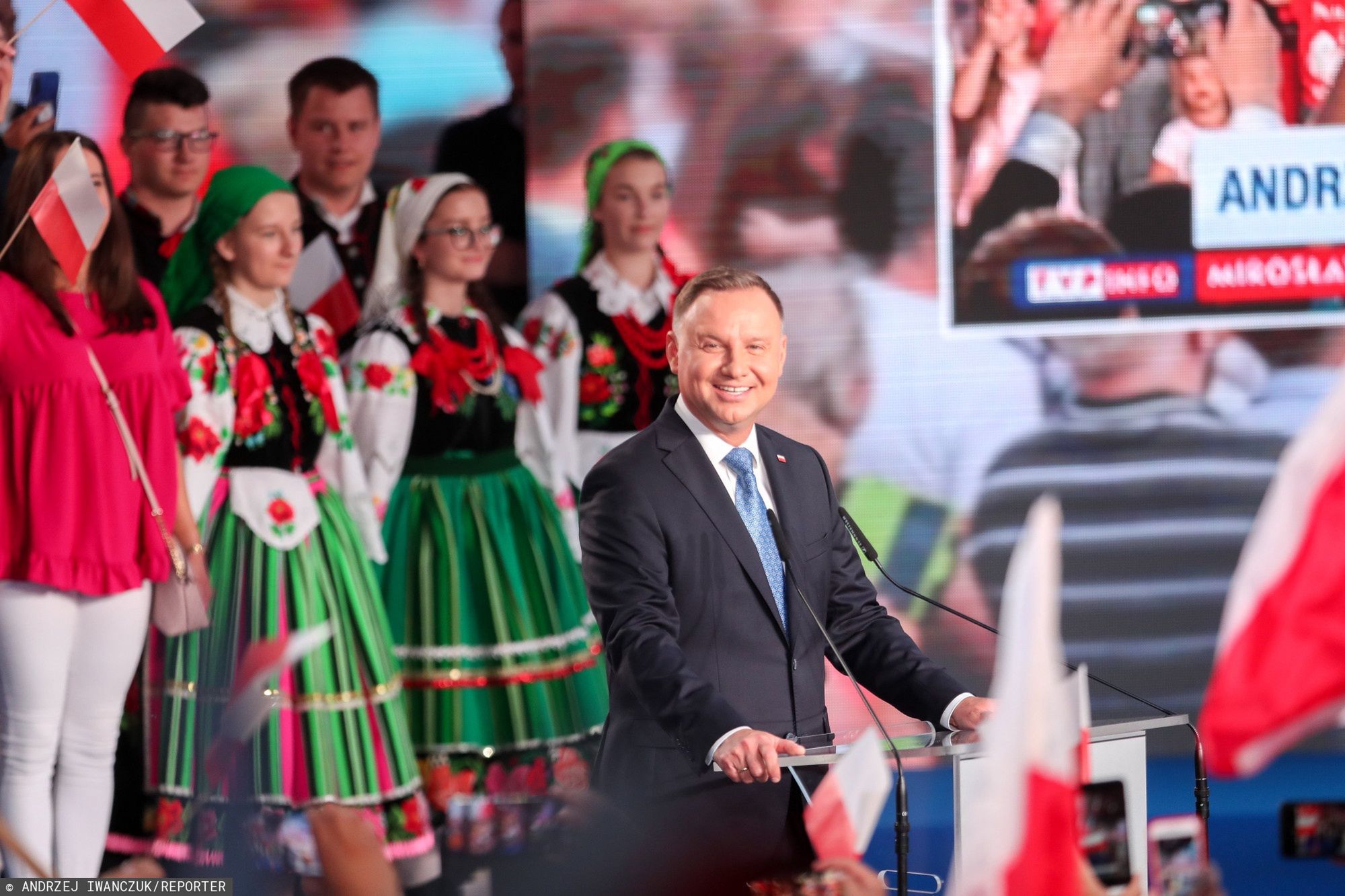 Andrzej Duda zdobył najwięcej głosów w I turze wyborów prezydenckich.