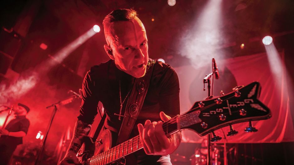 OSLO, NORWAY - MARCH 30: Adam "Nergal" Darski from Me And That Man performs on stage at the Inferno Metal Festival 2024 at Rockefeller Music Hall on March 30, 2024 in Oslo, Norway.  (Photo by Per Ole Hagen/Redferns)